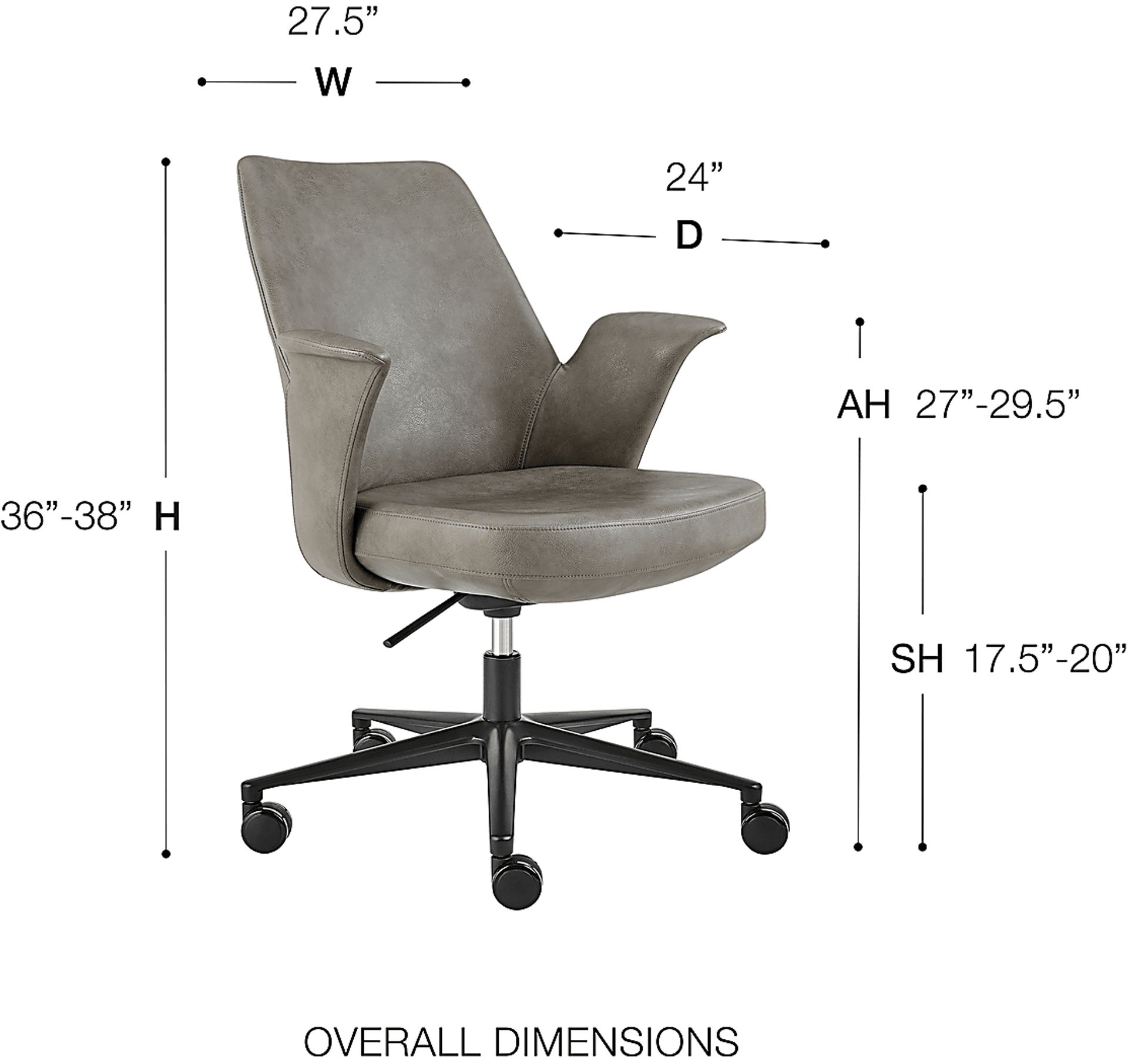 Coreking Gray Office Chair - Image 3