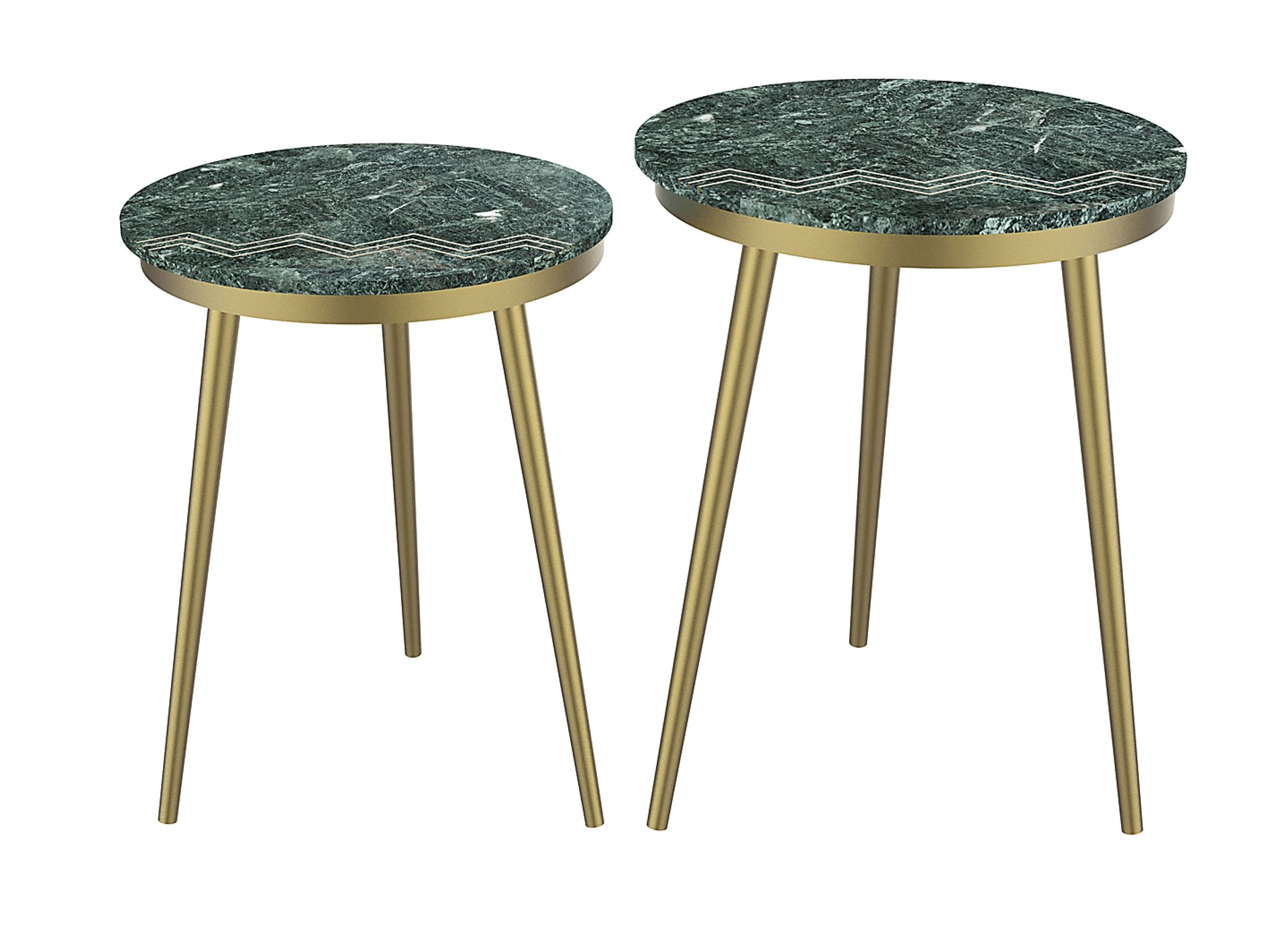 Corelana Green Nesting Table, Set of 2 - Image 2