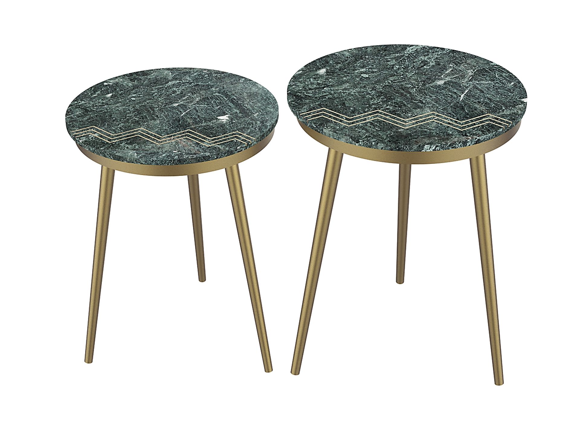 Corelana Green Nesting Table, Set of 2 - Image 3