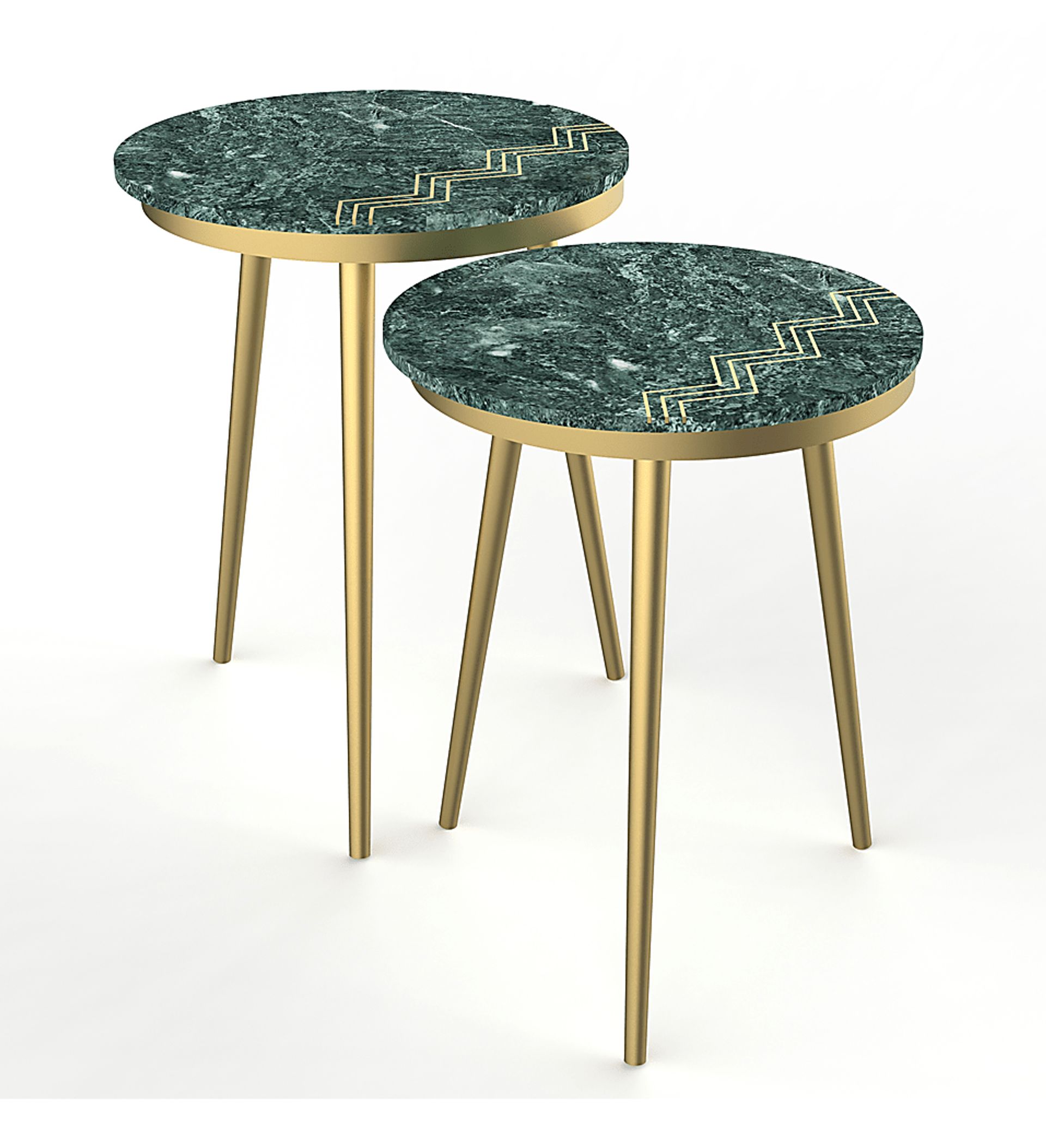 Corelana Green Colors Nesting Tables, Set Of 2 | Rooms to Go