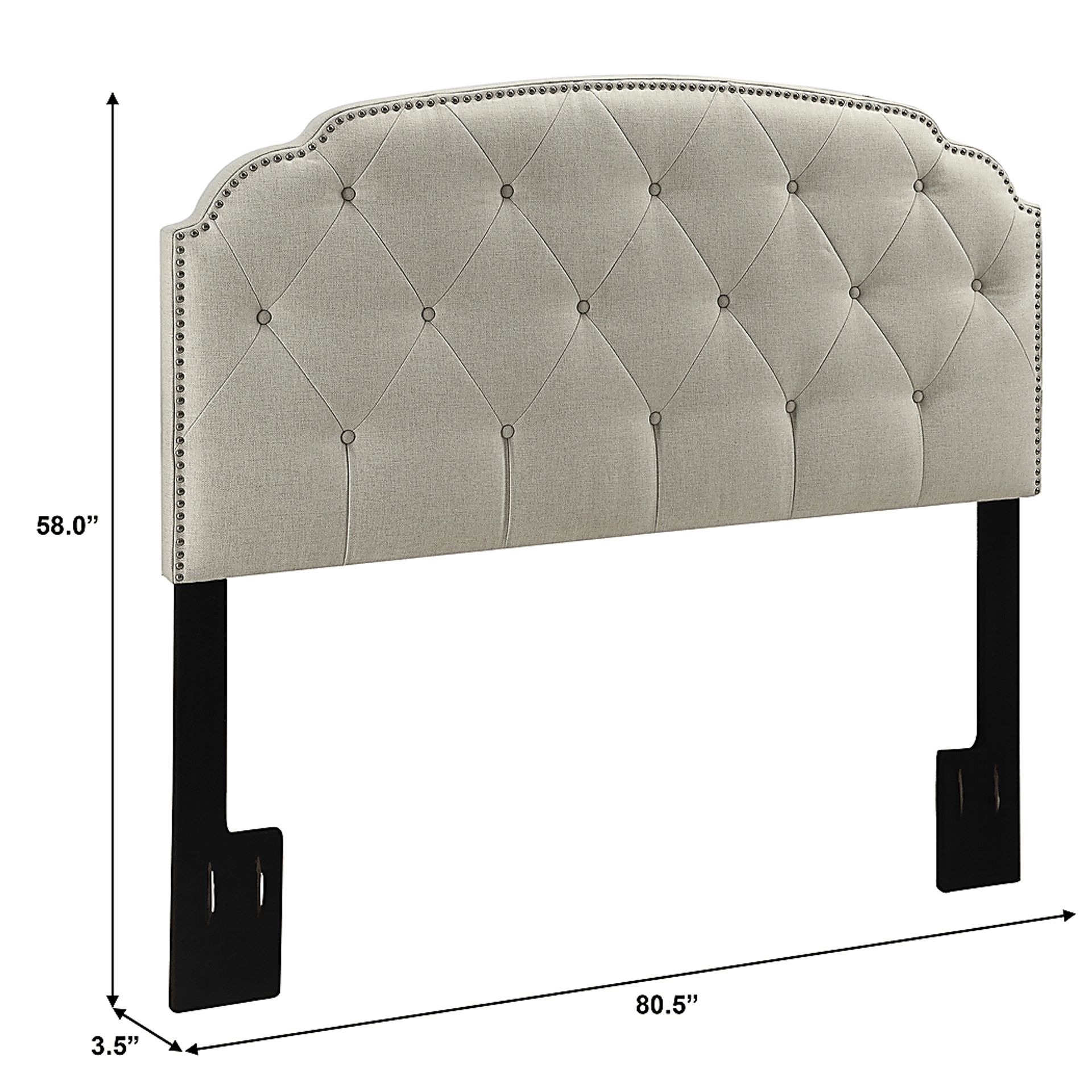 Corellen Gray King/California Headboard - Image 5