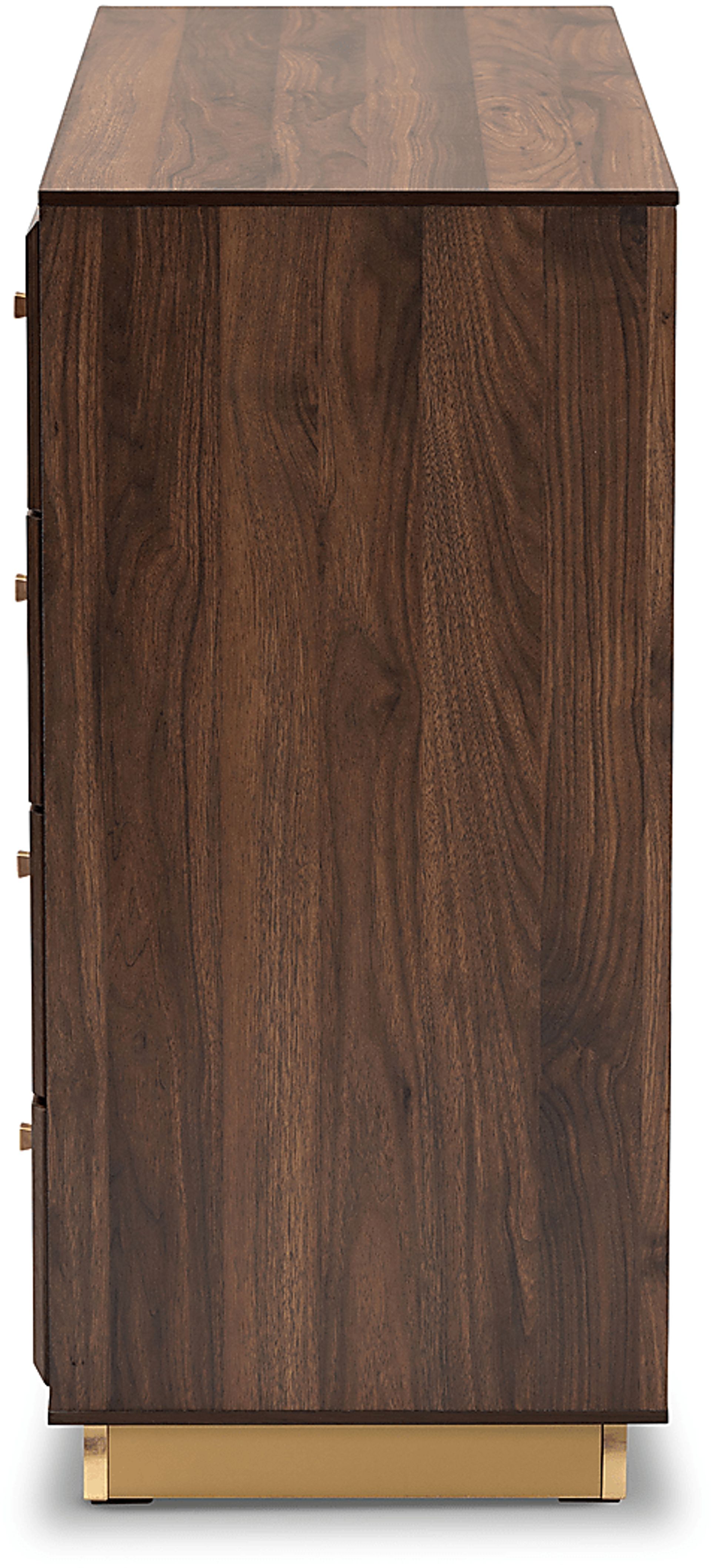 Corenna Walnut Dresser - Image 6