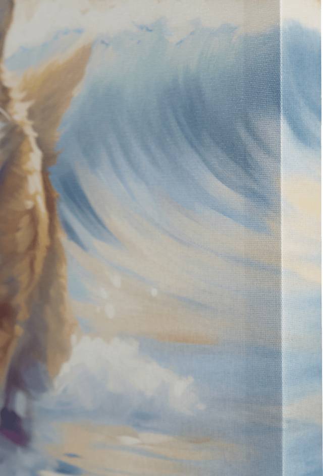 Corgi On The Beach Blue Wall Decor - Thumbnail - Image 9