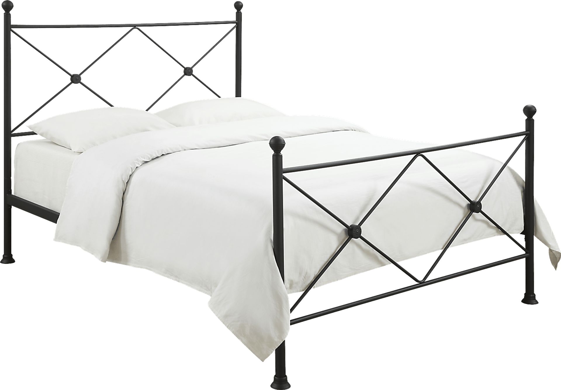 Corinna Black Queen Post Bed - Image 1