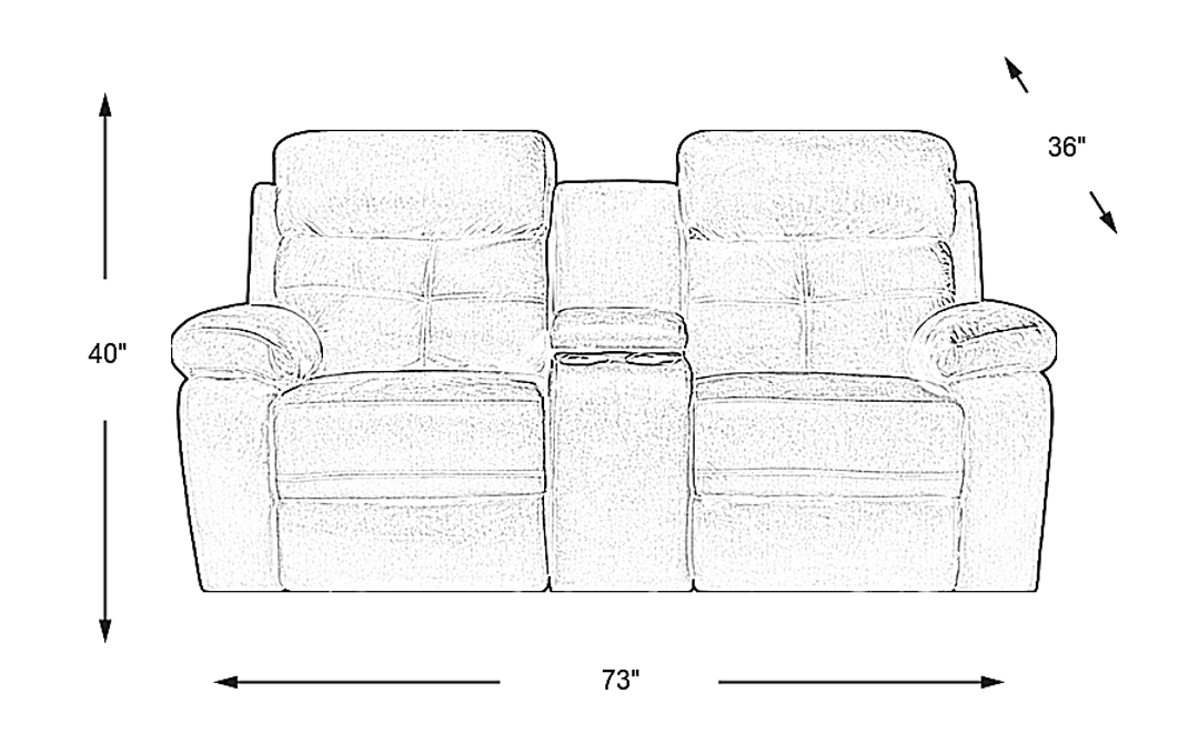 Corinne Non-Power Reclining Loveseat