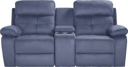 reclining console loveseat