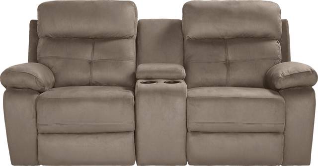 Corinne Stone Reclining Console Loveseat - Thumbnail - Image 1