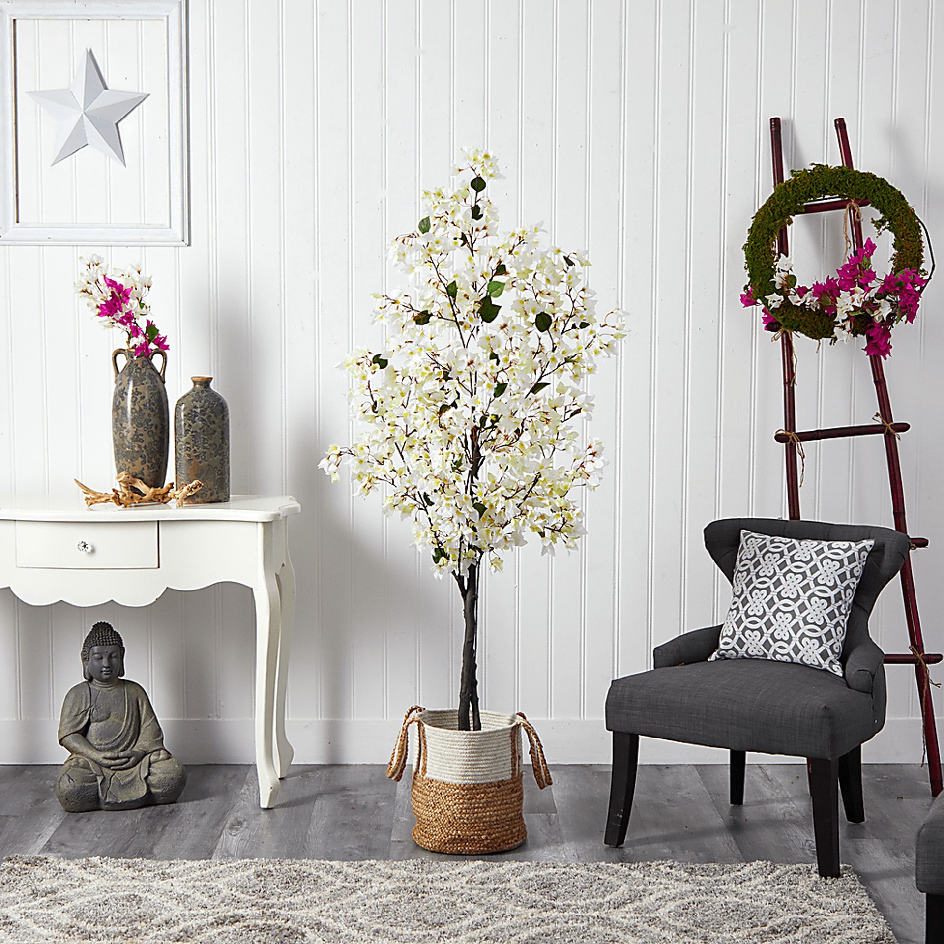 Corintia I White Tree with Basket - Image 2