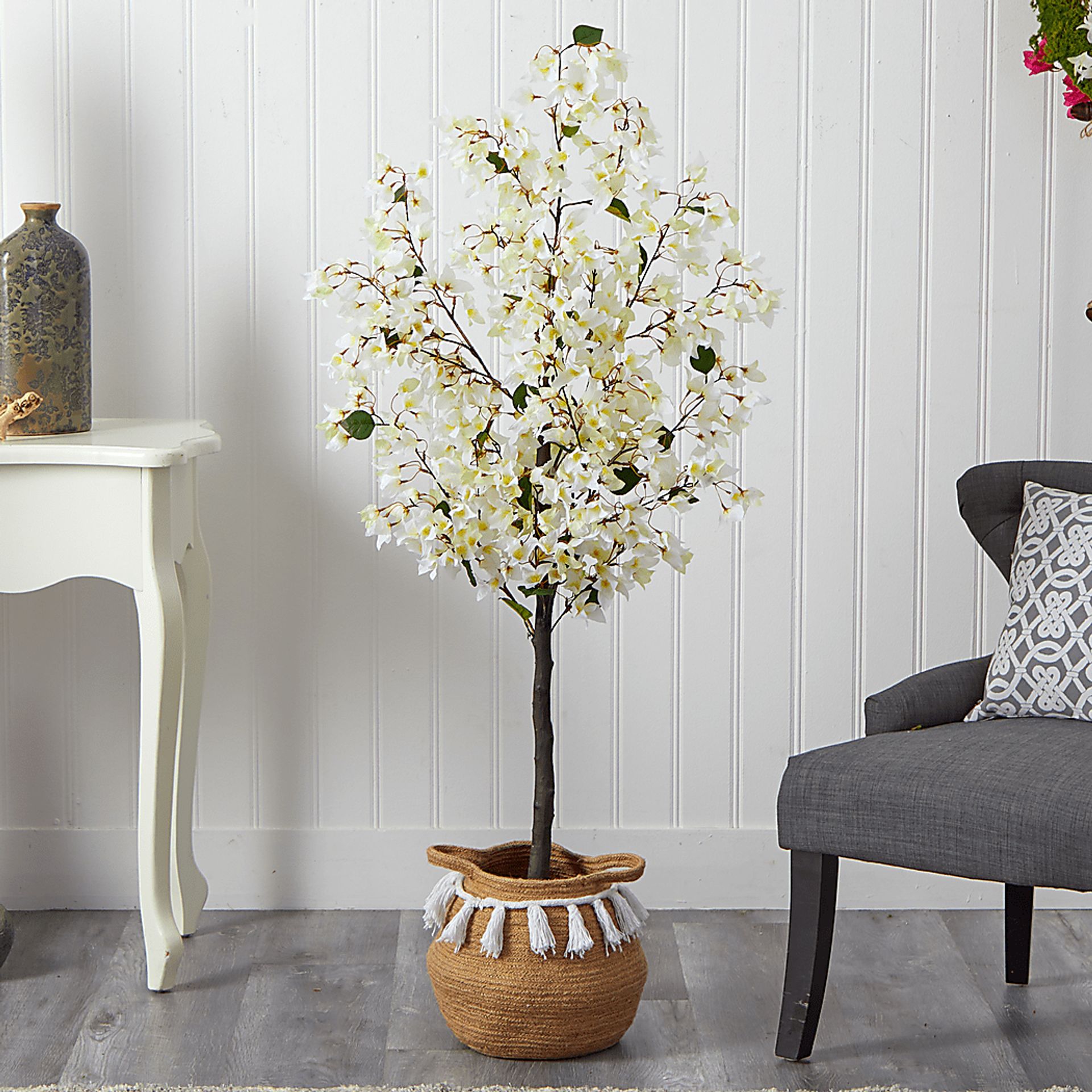 Corintia II White Tree with Basket - Image 3