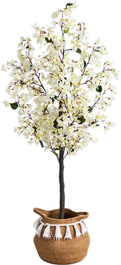 Corintia II White Tree with Basket