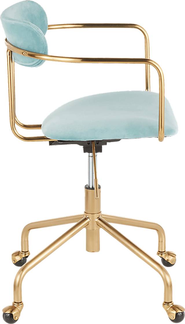 Corkern Blue Desk Chair - Thumbnail - Image 2