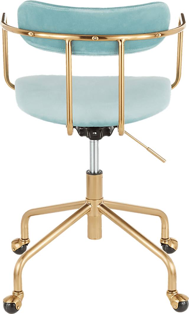 Corkern Blue Desk Chair - Thumbnail - Image 4