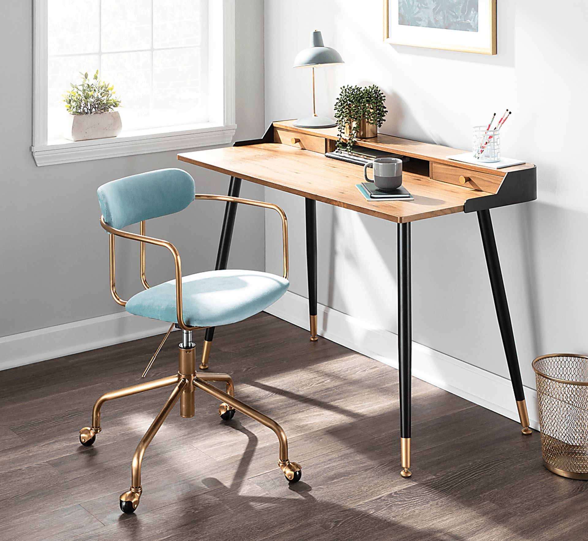 Corkern Blue Desk Chair - Image 8