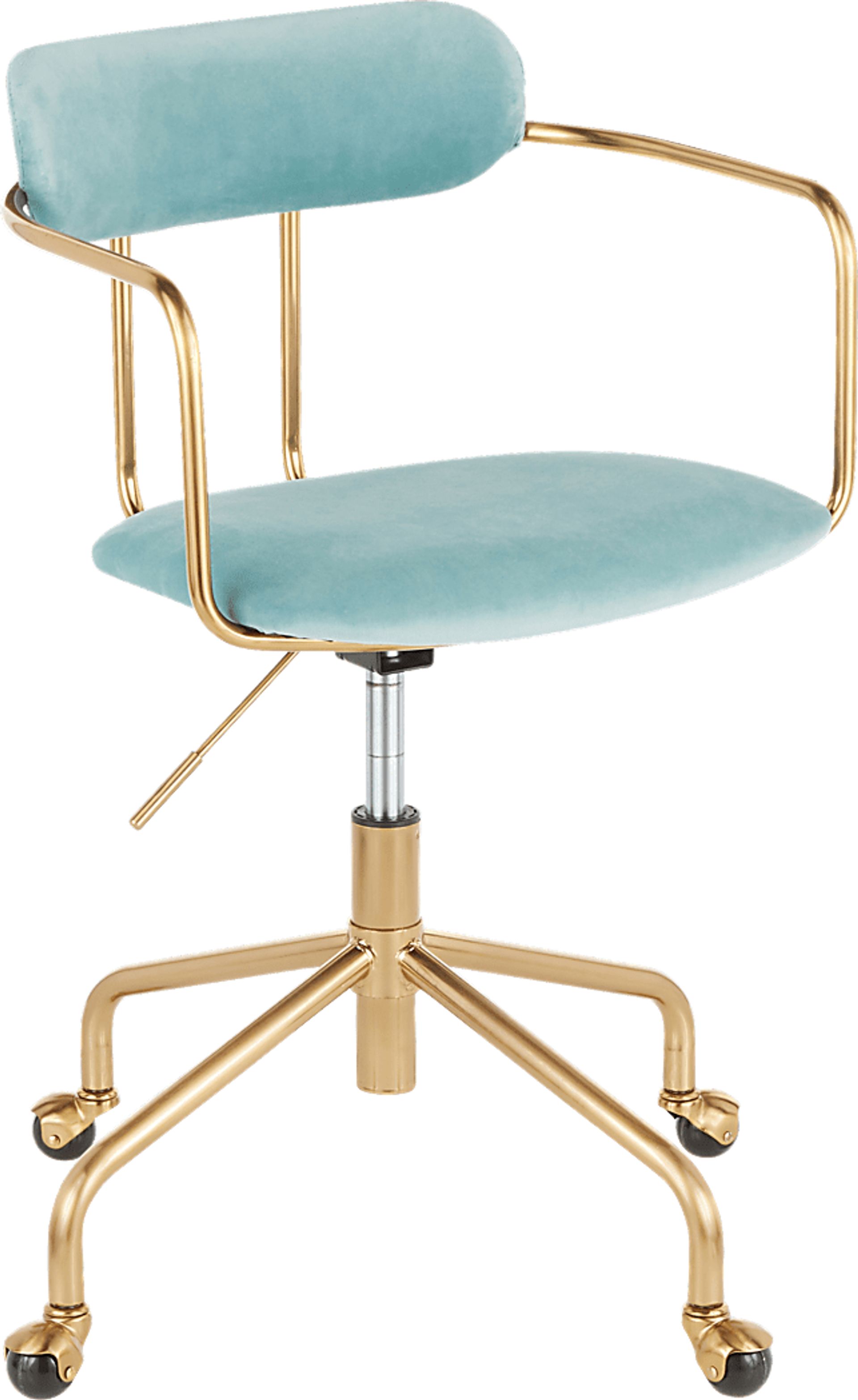Corkern Blue Desk Chair - Image 1