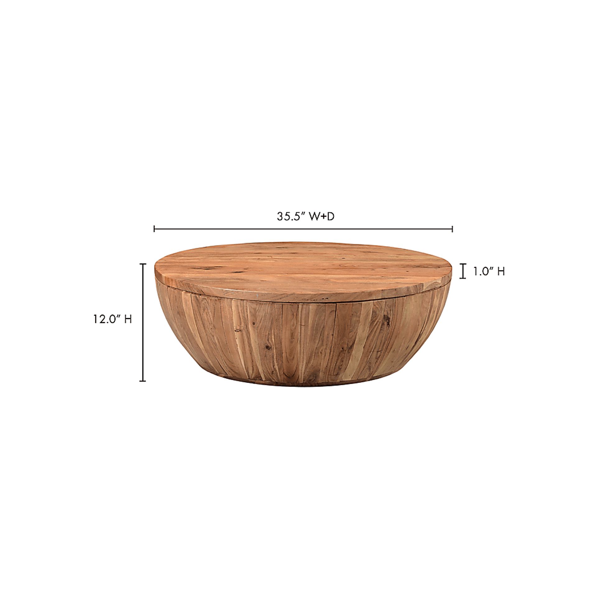 Corkwood Brown Storage Cocktail Table - Image 7