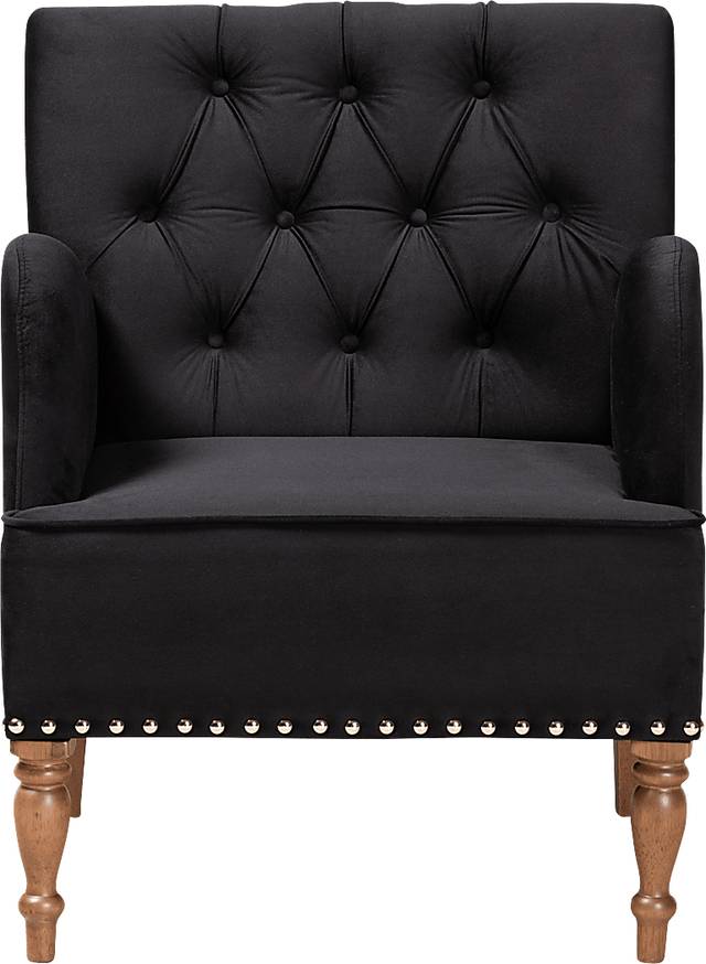Corlandt Black Accent Chair - Thumbnail - Image 2