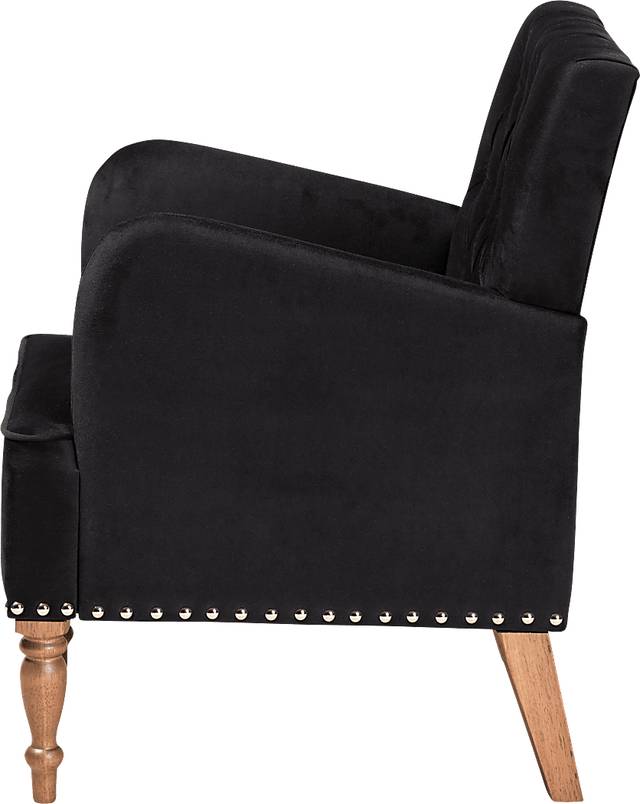 Corlandt Black Accent Chair - Thumbnail - Image 3