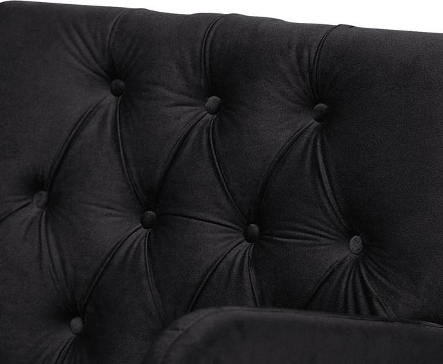 Corlandt Black Accent Chair - Thumbnail - Image 5