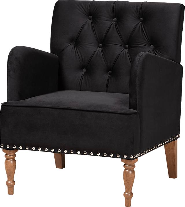 Corlandt Black Accent Chair - Thumbnail - Image 1