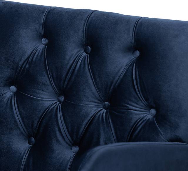 Corlandt Blue Accent Chair - Thumbnail - Image 5