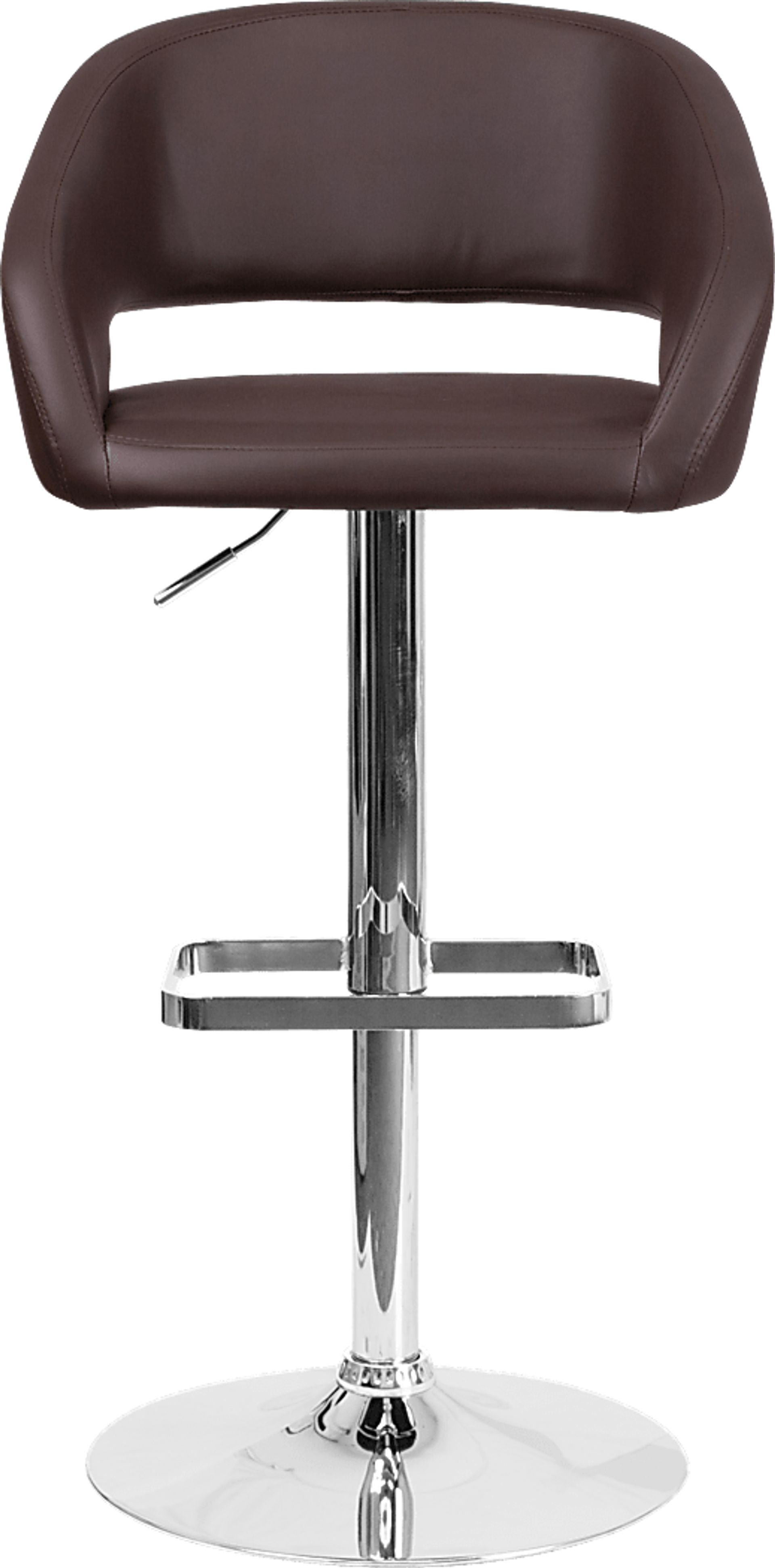 Corley Brown Ultrahyde Adjustable Swivel Barstool - Image 2