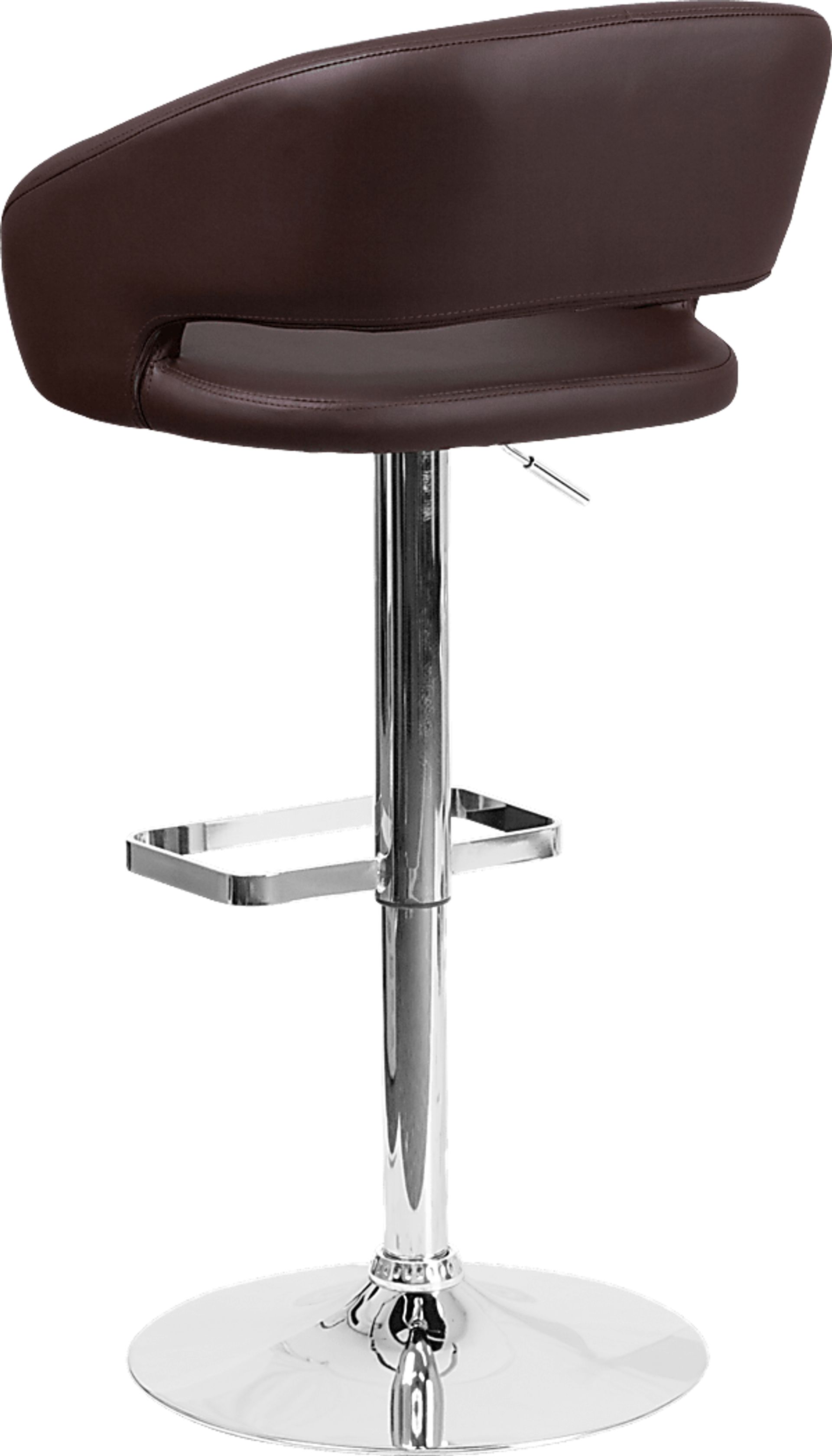 Corley Brown Ultrahyde Adjustable Swivel Barstool - Image 4