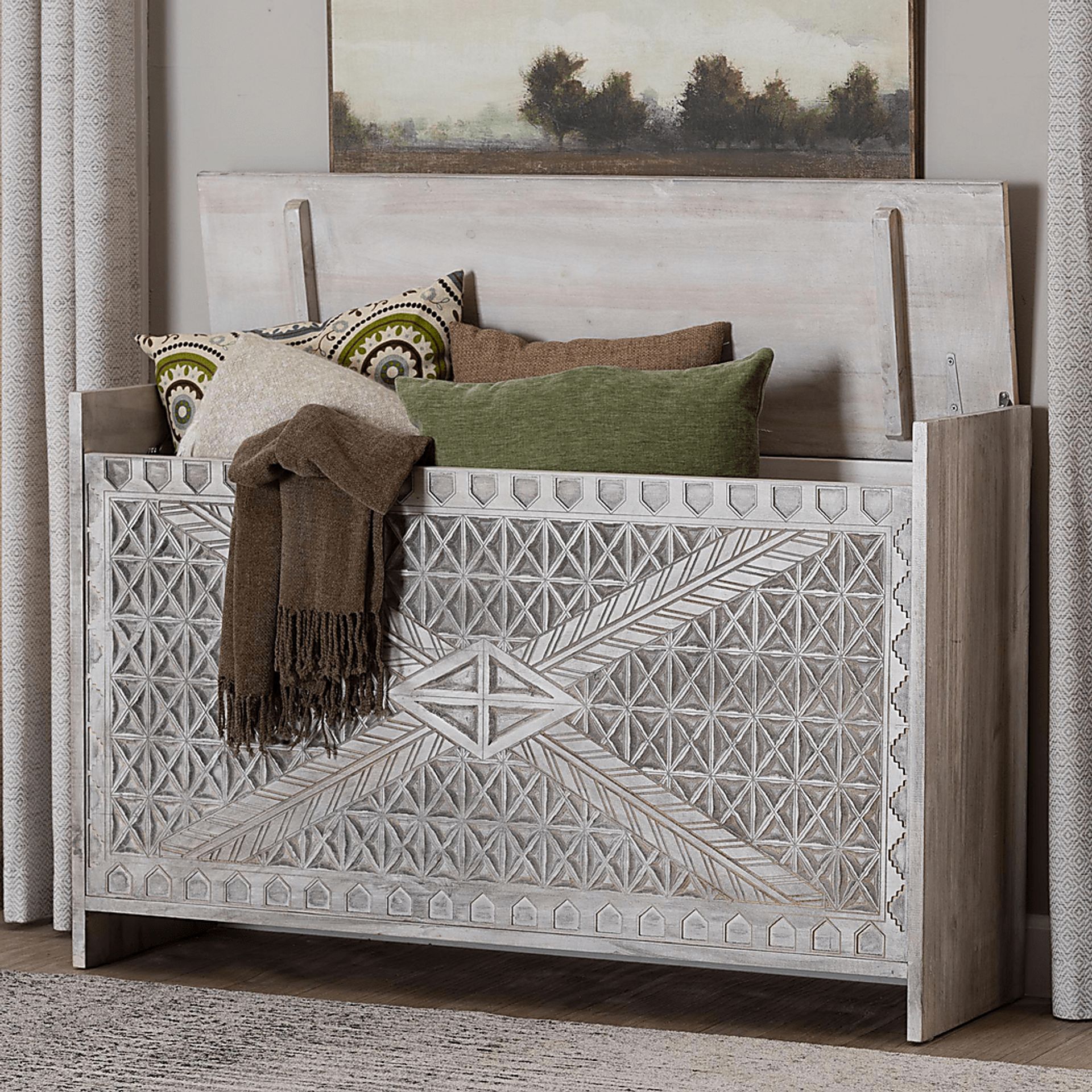 Corlic White Storage Trunk - Image 2