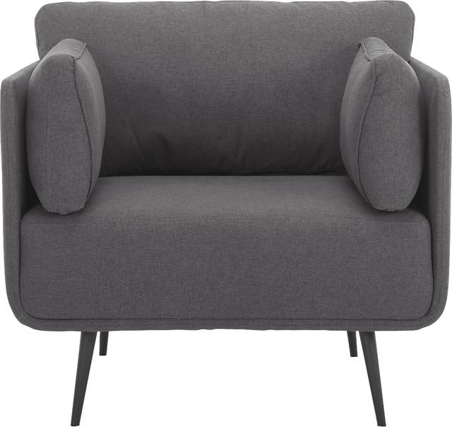 Corliss Gray Accent Chair - Thumbnail - Image 2