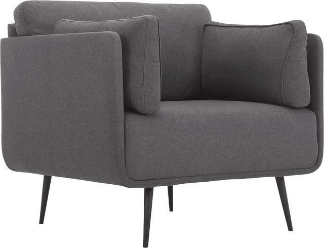 Corliss Gray Accent Chair - Thumbnail - Image 1
