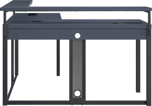 Cormack Gray L-Shaped Gaming Desk - Thumbnail - Image 4