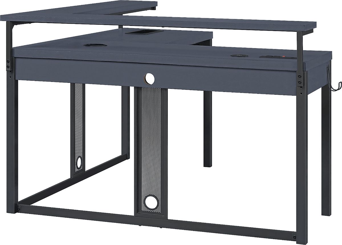 Cormac Black Black,Colors Gaming Desk | Rooms to Go