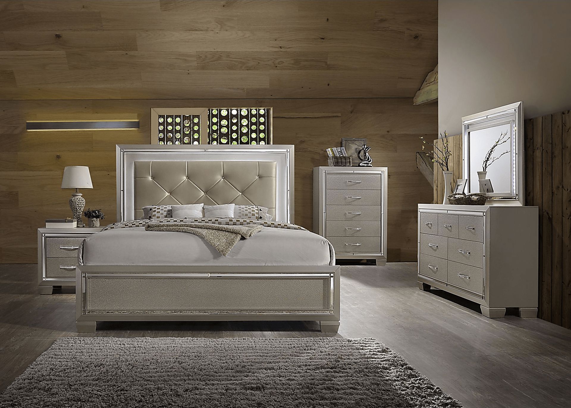 Cormick Beige Nightstand - Image 2