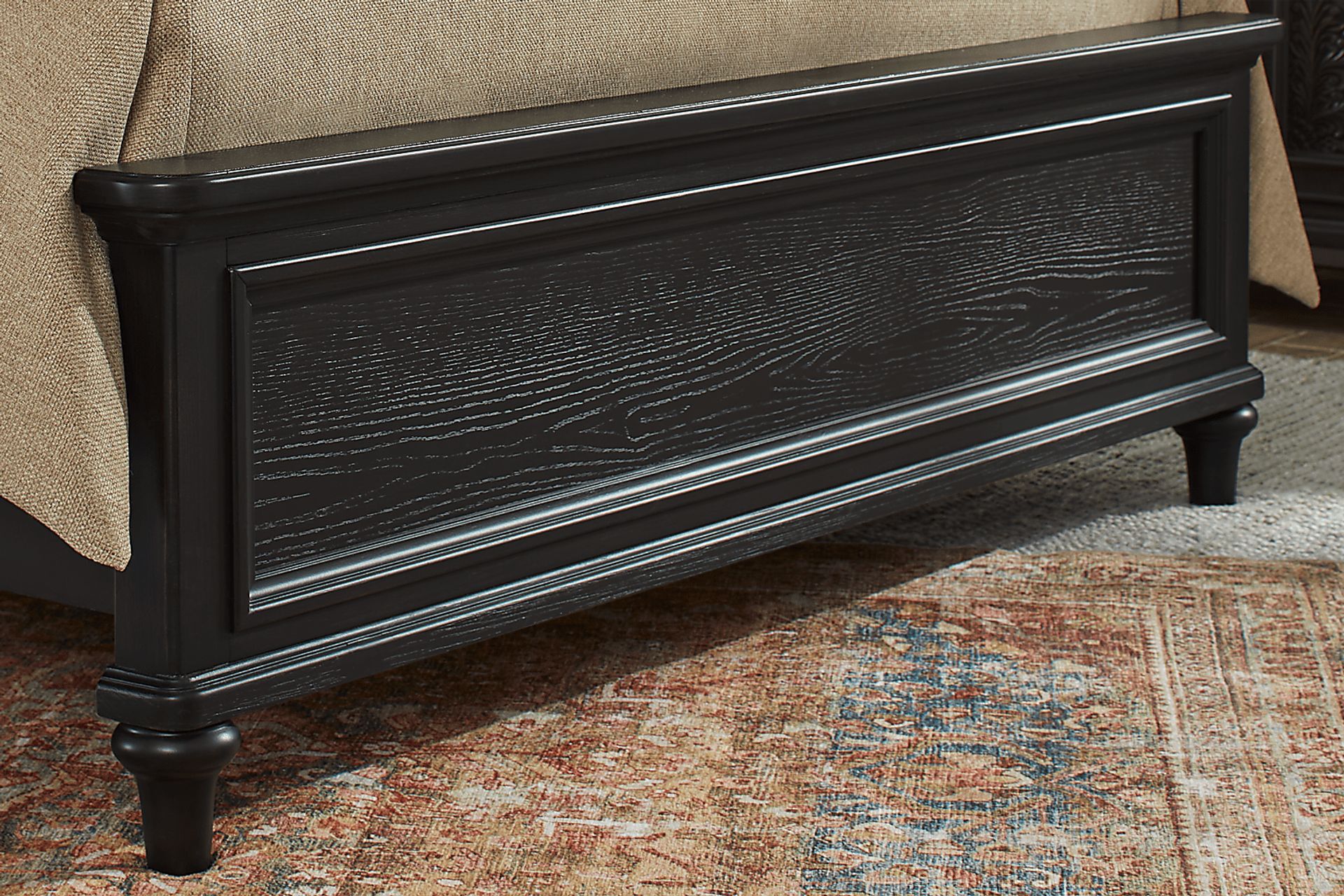 Cornelia Black 3 Pc Queen Panel Bed - Image 3