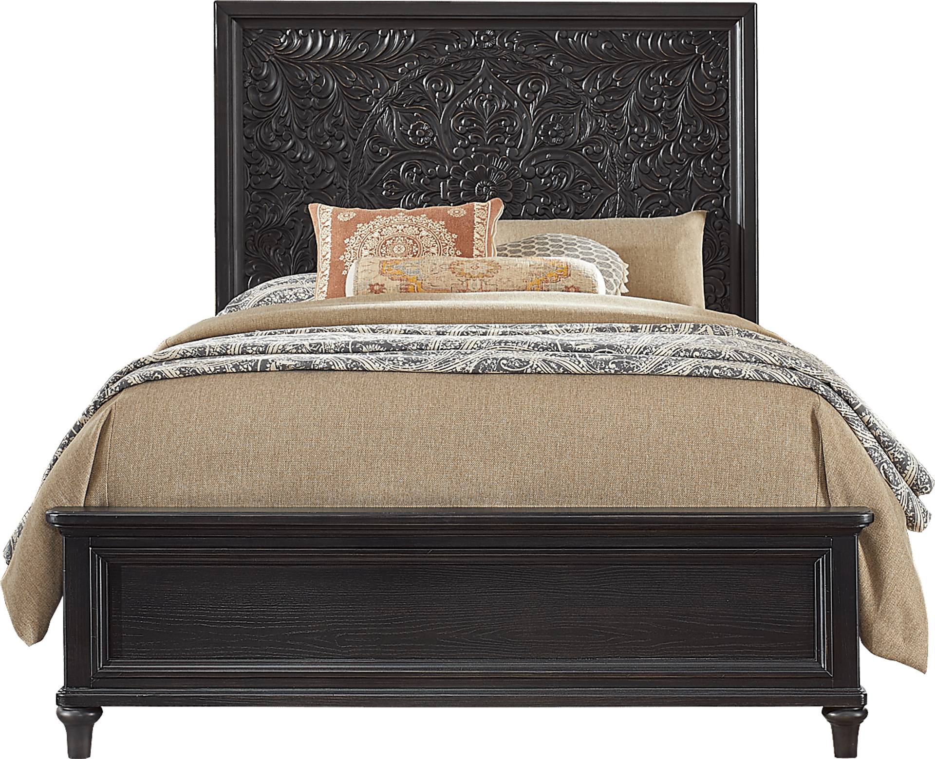 3 pc queen panel bed