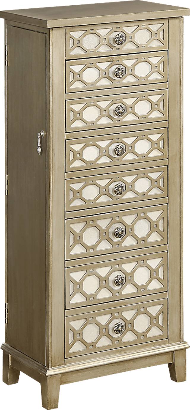 Cornelia Gold Jewelry Armoire - Thumbnail - Image 1