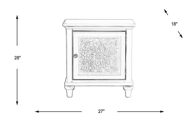 Dimension Image. Please refer to the Dimension Tab on this page for dimension details.