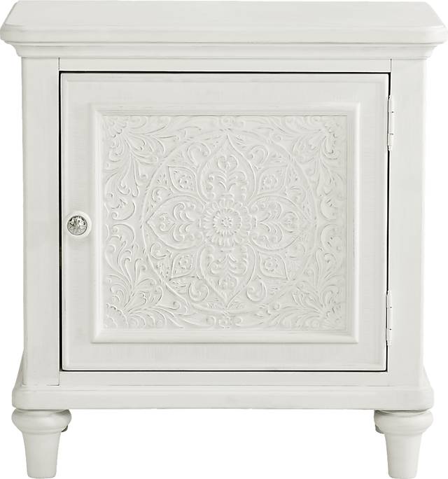 Cornelia White 7 Pc King Panel Bedroom - Thumbnail - Image 6
