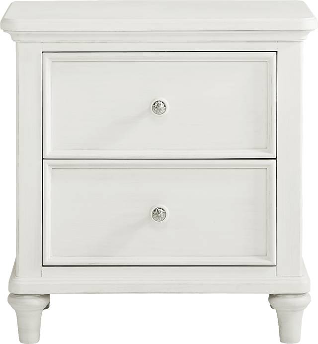 Cornelia White Drawer Nightstand - Thumbnail - Image 1