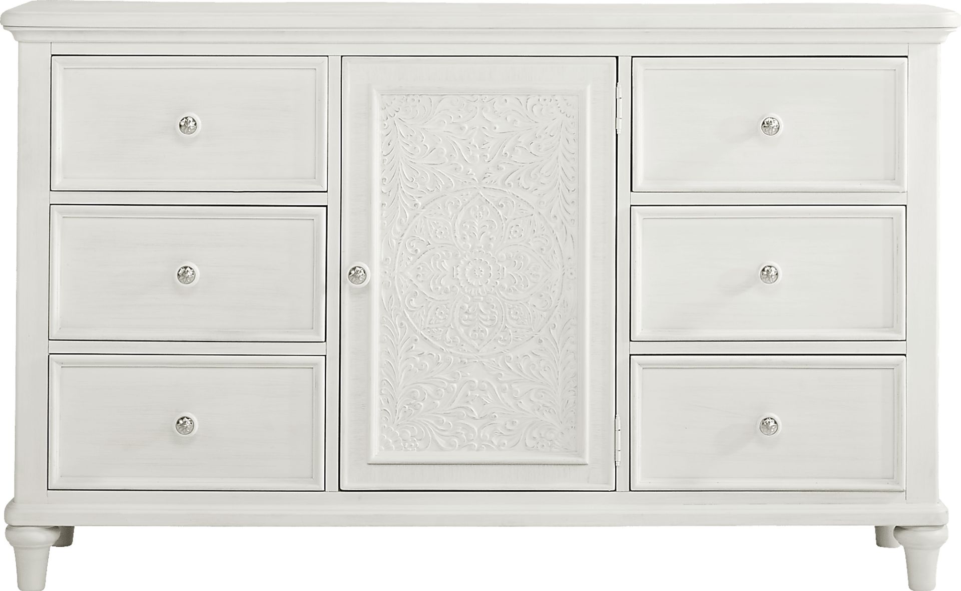 Cornelia White 5 Pc King Panel Bedroom - Image 5