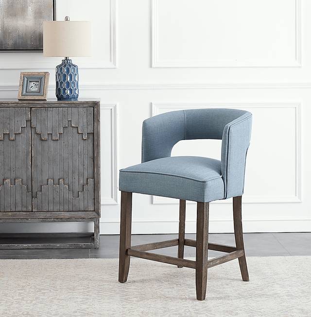 Cornelion Blue Counter Height Stool - Thumbnail - Image 4