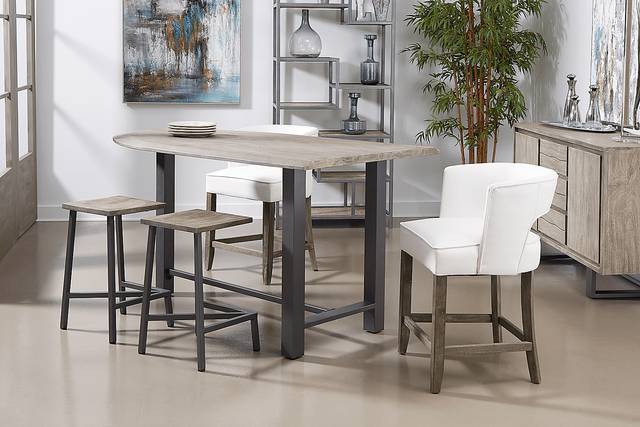 Cornelion White Counter Height Stool - Thumbnail - Image 7
