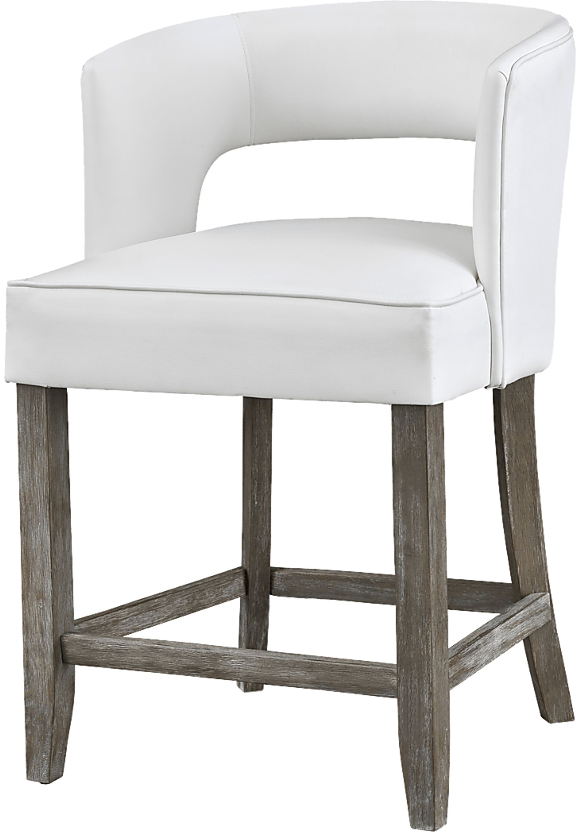 Cornelion White Counter Height Stool - Image 1