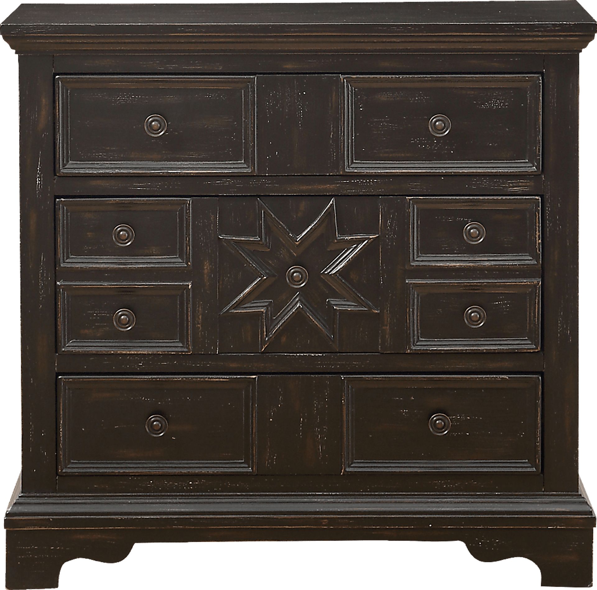 Cornice Black Accent Cabinet - Image 2