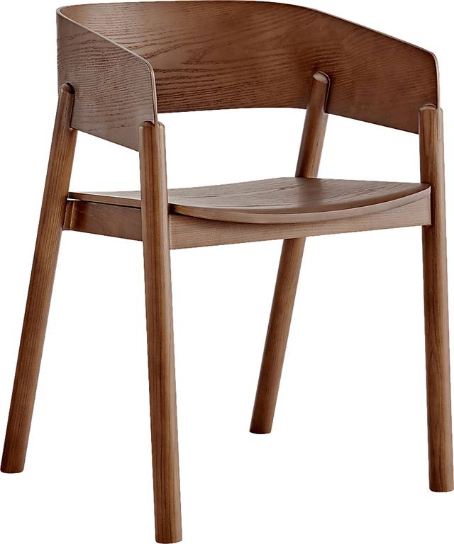Cornudas Brown Arm Chair - Thumbnail - Image 1