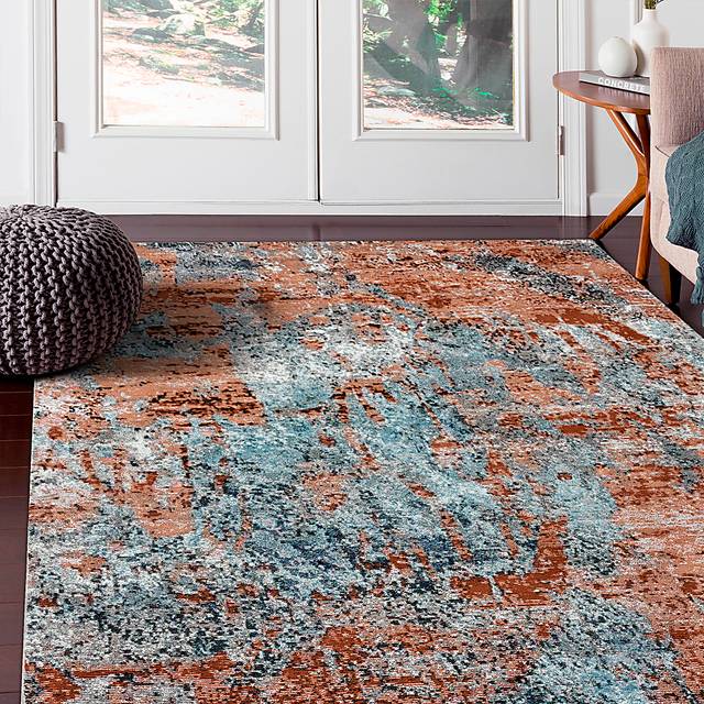 Corocam Gray/Multi 5'3 x 7'6 Rug - Thumbnail - Image 3