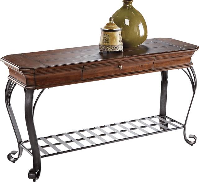 Coronado Bay Brown Cherry Sofa Table - Thumbnail - Image 1