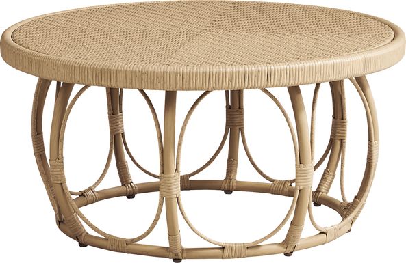 Coronado Sandstone Round Outdoor Cocktail Table