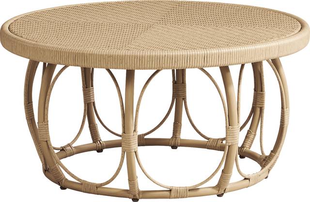 Coronado Sandstone Round Outdoor Cocktail Table - Thumbnail - Image 1