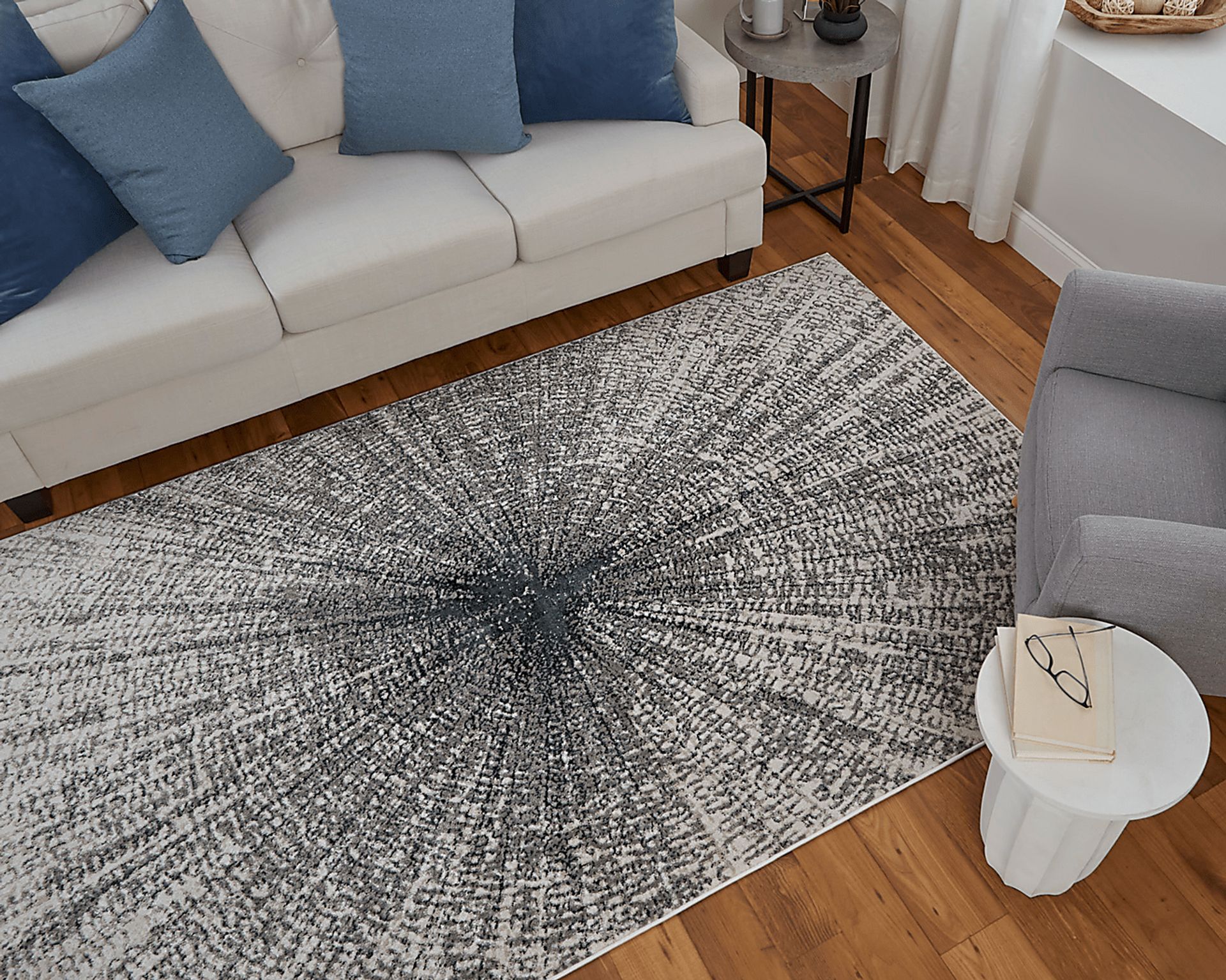 Corrarith Dark Gray 2'10 x 7'10 Runner Rug - Image 3