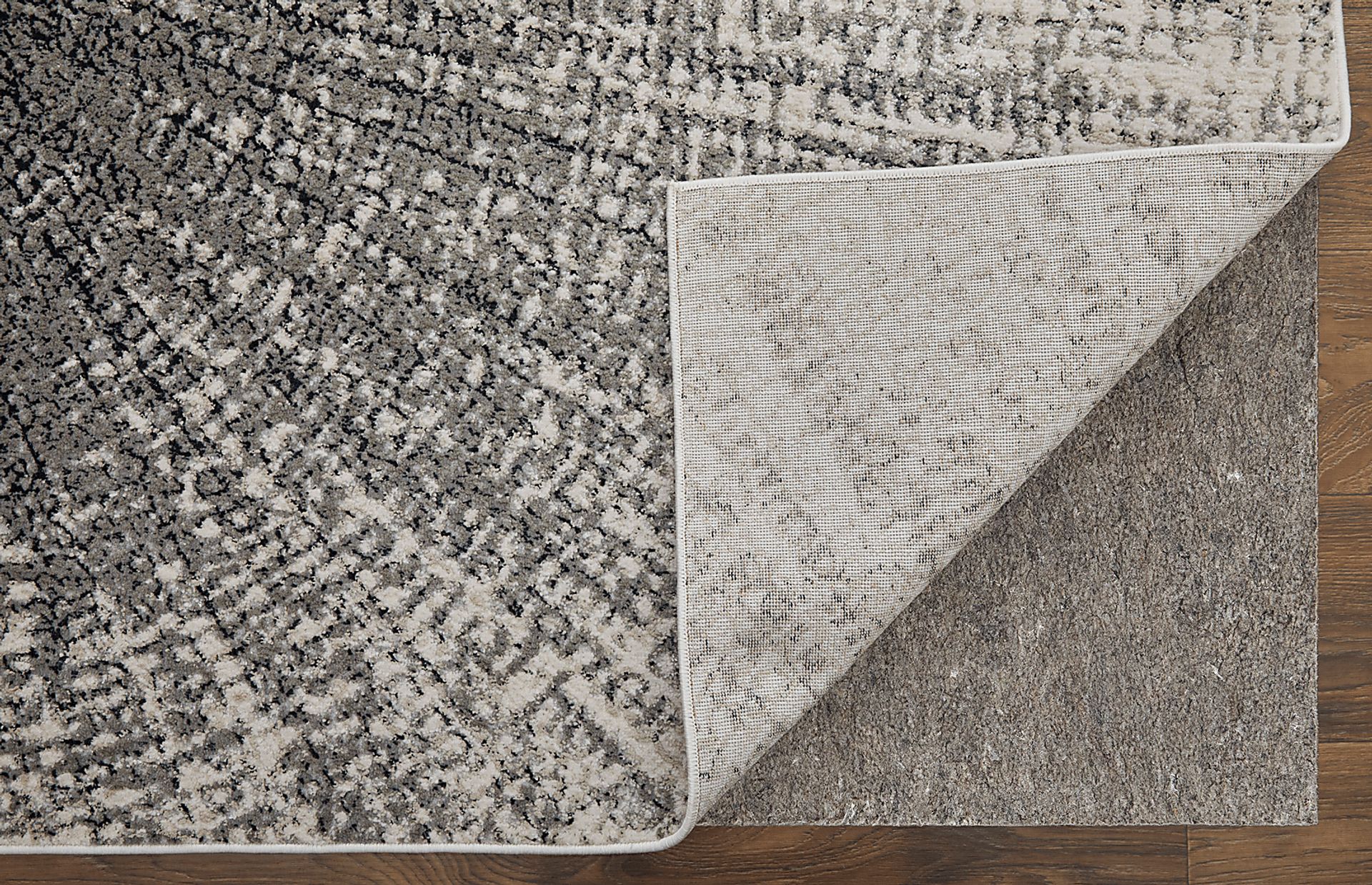 Corrarith Dark Gray 2'10 x 7'10 Runner Rug - Image 4